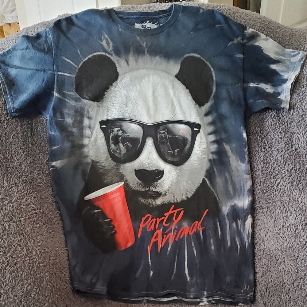 ODM TIE DYE Panda Bear Tshirt